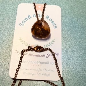 Beautiful cherry quartz pendant